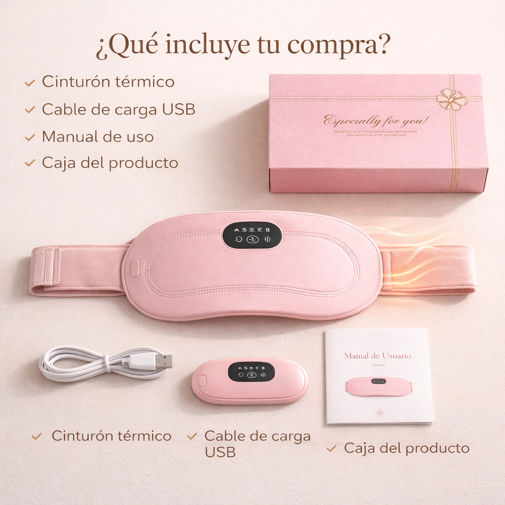 CalmaFem – Cinturón Térmico para Cólicos 40% OFF