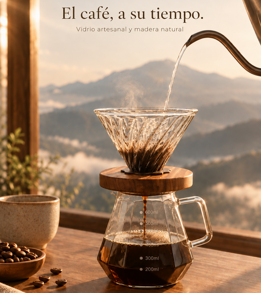 LENTO V60 – Cafetera Manual de Café 600 ml - 40% OFF