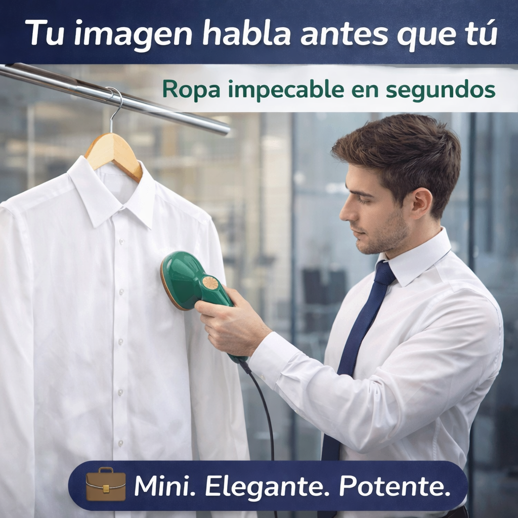 VaporaGo™ Plancha a vapor portátil – ¡HOY 40% OFF! Ropa Lista en 15 Segundos