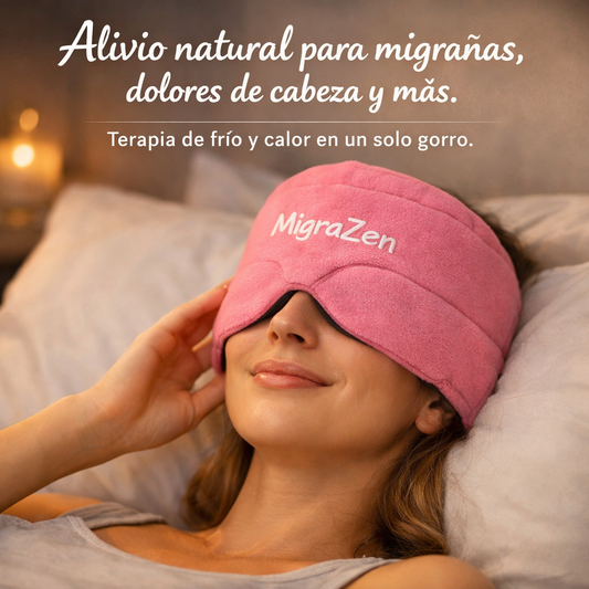 MigraZen - Gorro gel para migraña, dolor de cabeza