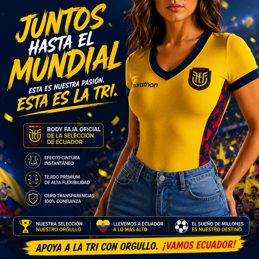 Marathon Edition™ – Camiseta La Tri Mundialista Version de mujeres 🇪🇨⚽🔥- 50% Off