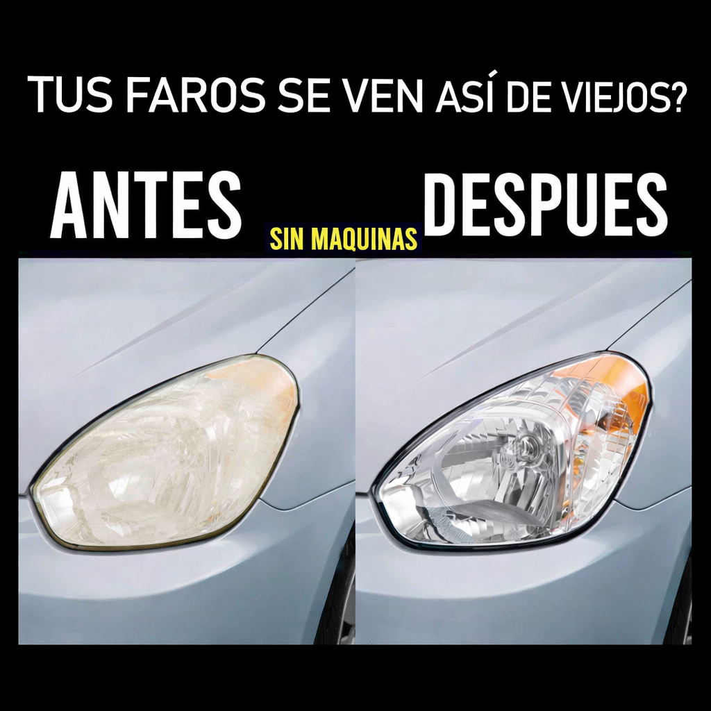 HASSLER® HeadLight Restore Pro – Renovador de Faros 250 ml | Brillo y Protección Profesional