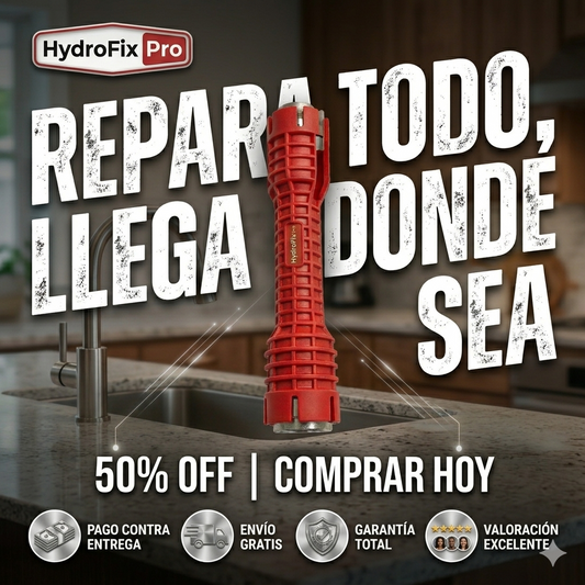 HydroFix Pro - Llave Universal 8 en 1 - 50% OFF