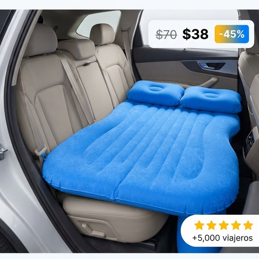 🚗💤 AutoRest Pro™ – Colchón Inflable Premium para Auto - 40% OFF