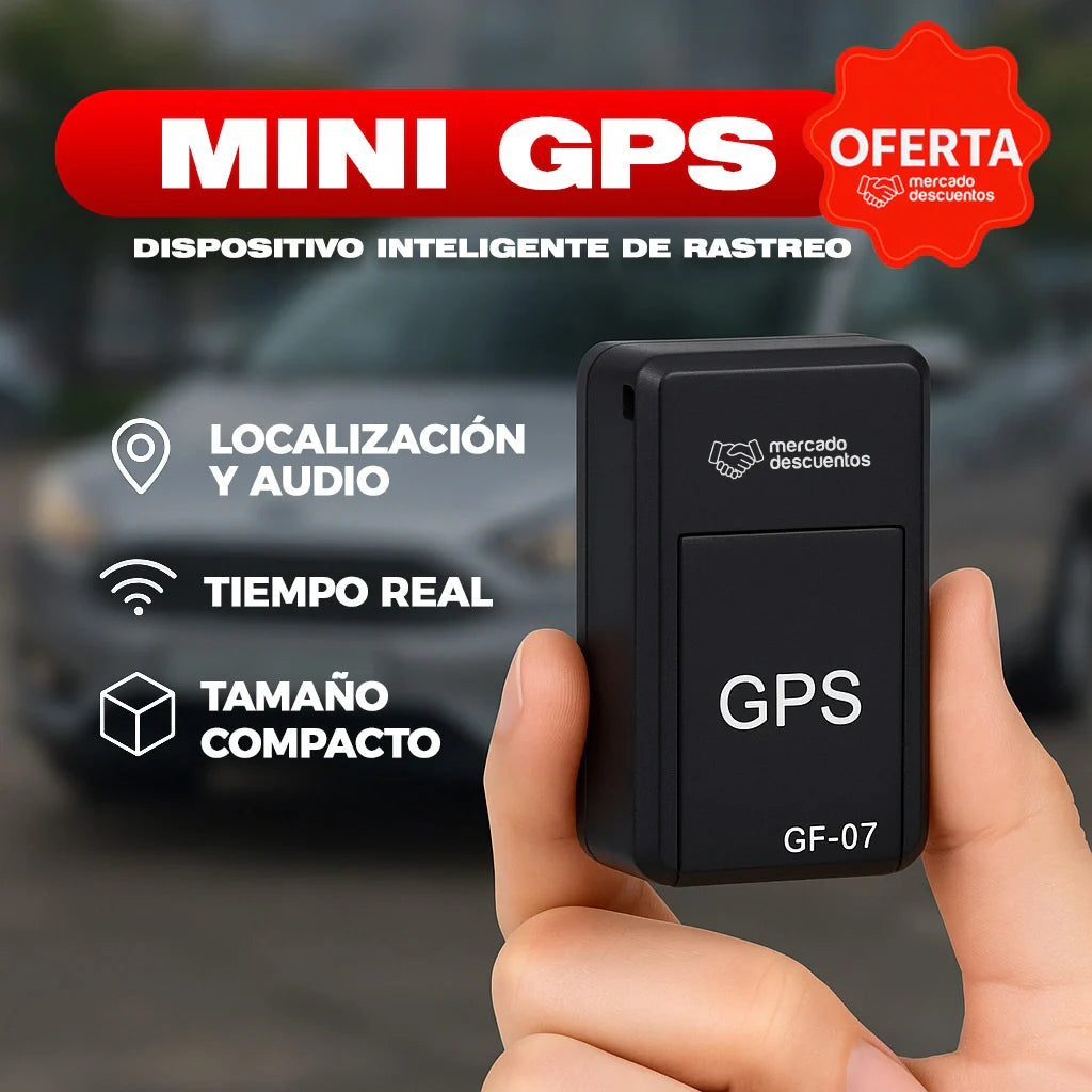 MINI GPS INTELIGENTE 2.0 (UBICACIÓN + AUDIO EN TIEMPO REAL) | 🚨 SOLO HOY 40% DE DESCUENTO