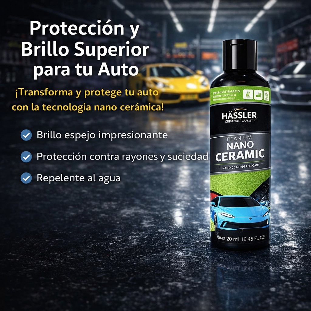 Nano Cerámico Hässler 250 ml – Brillo y Protección que se notan