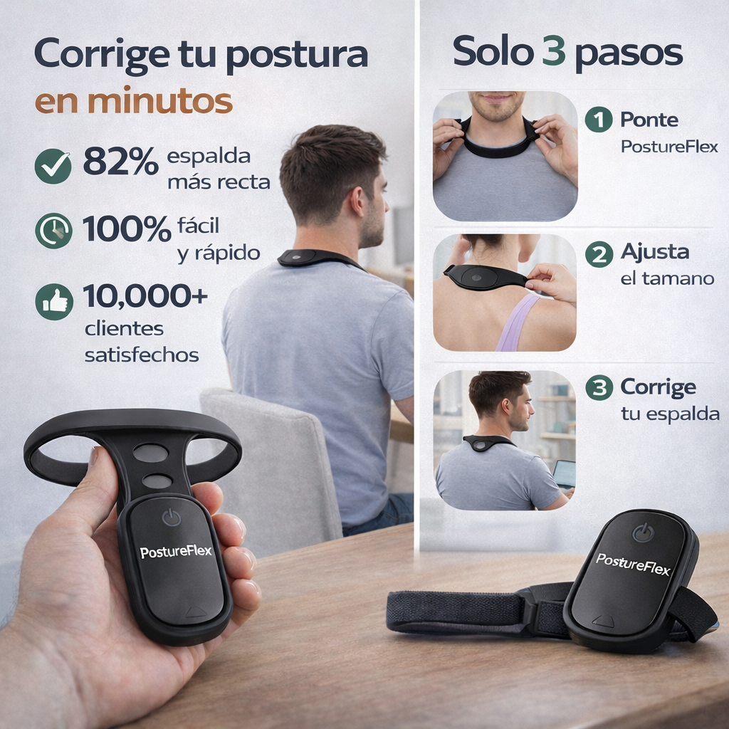 PostureFlex - Corrector de postura inteligente